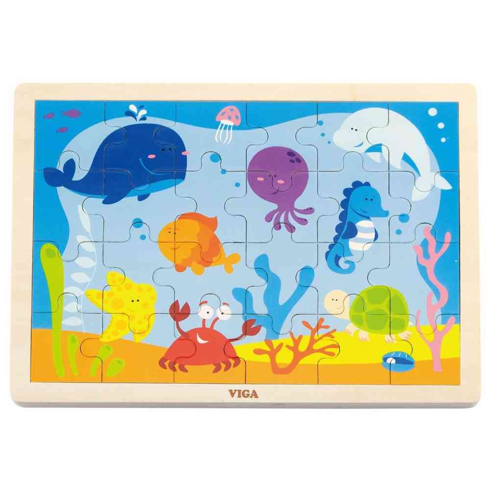 DRVENE PUZZLE 24 KOM - OCEAN 