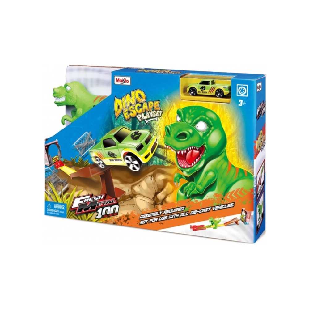 MAISTO DINO ESCAPE PLAYSET, SA 1 AUTICEM 