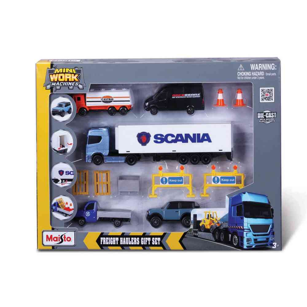 MAISTO SCANIA FREIGHT HAULERS POKLON SET 