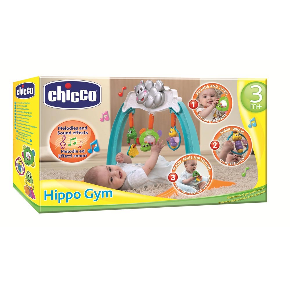 CHICCO GLAZBENI HIPPO GYM 3M+ 