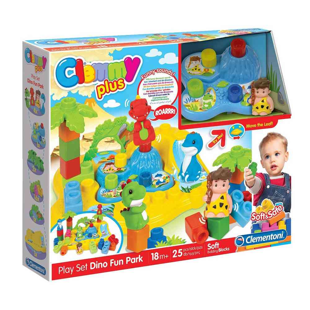 CLEMENTONI CLEMMY PLUS KOCKE DINO PARK SET 