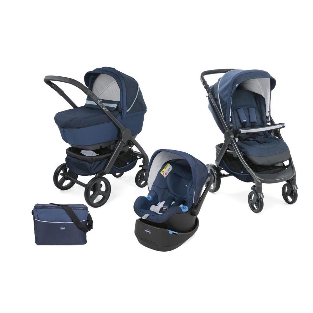 CHICCO KOLICA DUO STYLE GO UP,  BLUE PASSION 