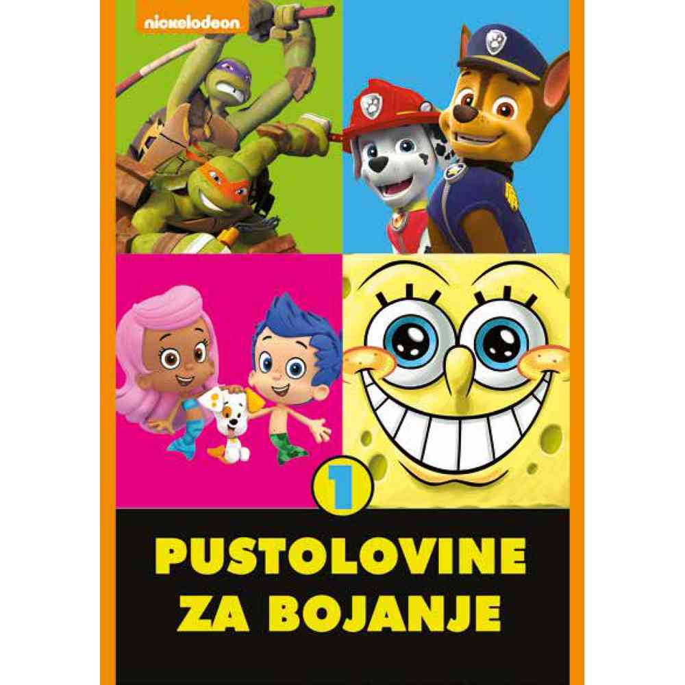 PUSTOLOVINE ZA BOJANJE NICKELODEON 1