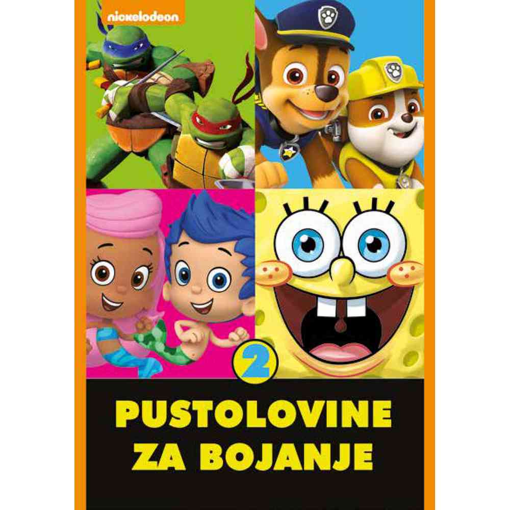 PUSTOLOVINE ZA BOJANJE NICKELODEON 2 