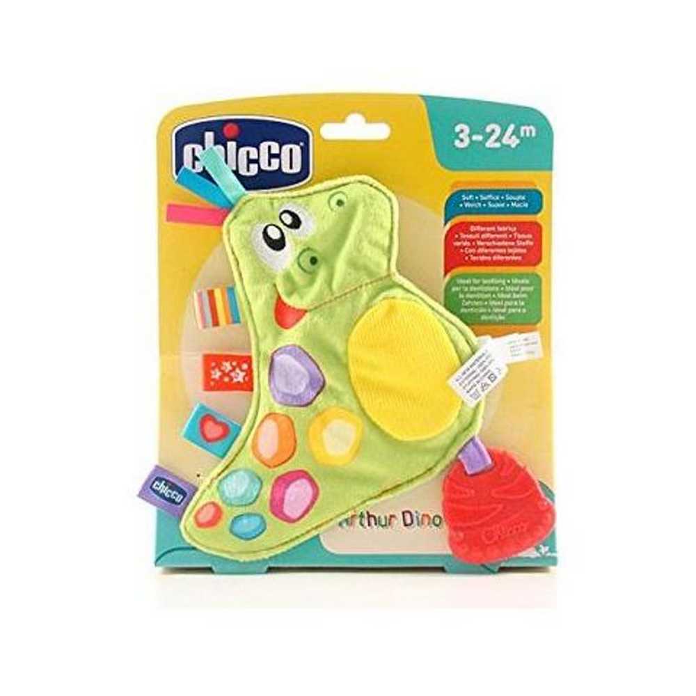 CHICCO MEKANA PLATNENA IGRACKA, DINOSAUR, 3M+