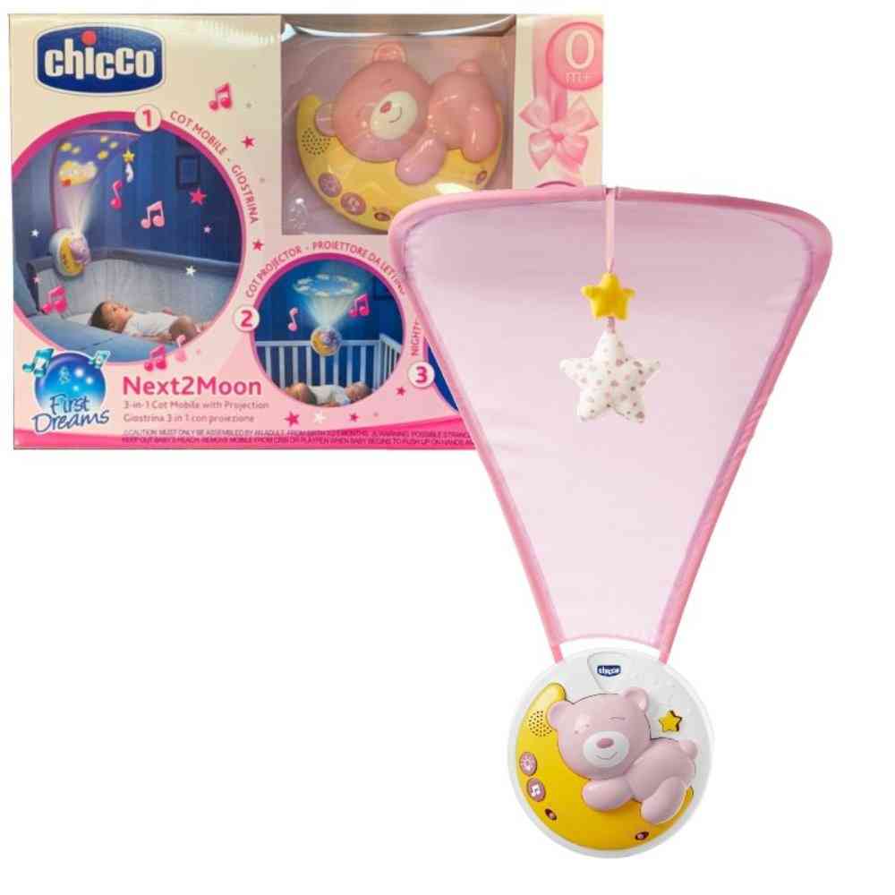CHICCO PROJEKTOR NEXT2MOON, ROZA