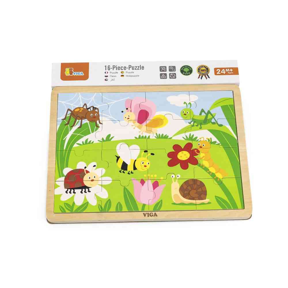 DRVENE PUZZLE INSEKTI