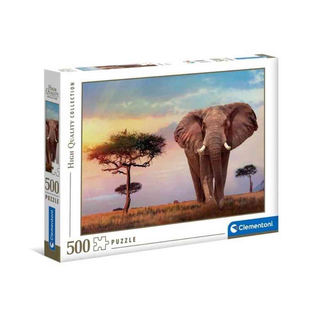 CLEMENTONI PUZZLE 500 AFRICAN SUNSET