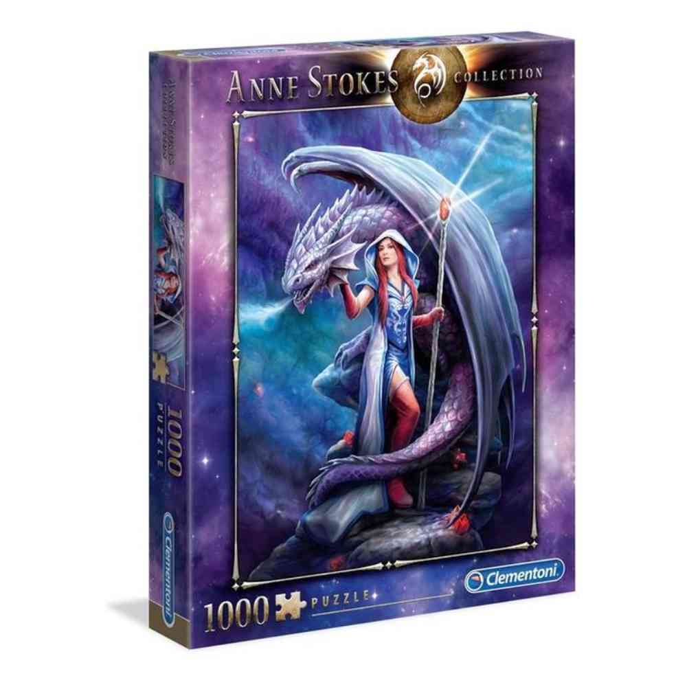 CLEMENTONI PUZZLE 1000 ANNE STOKES - DRAGON MAGE 