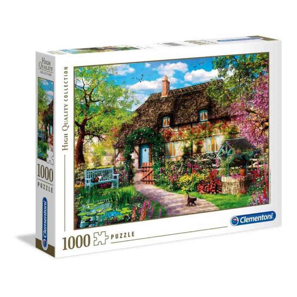CLEMENTONI PUZZLE 1000 THE OLD COTTAGE