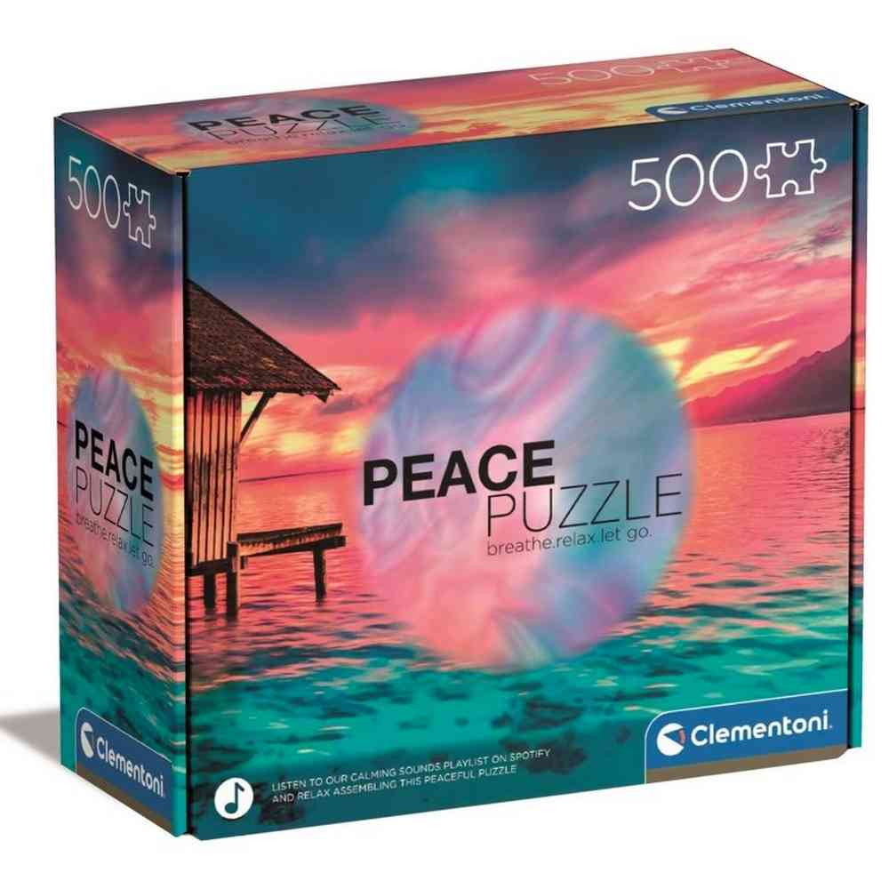CLEMENTONI PUZZLE 500 PEACE LIVING THE PRESENT