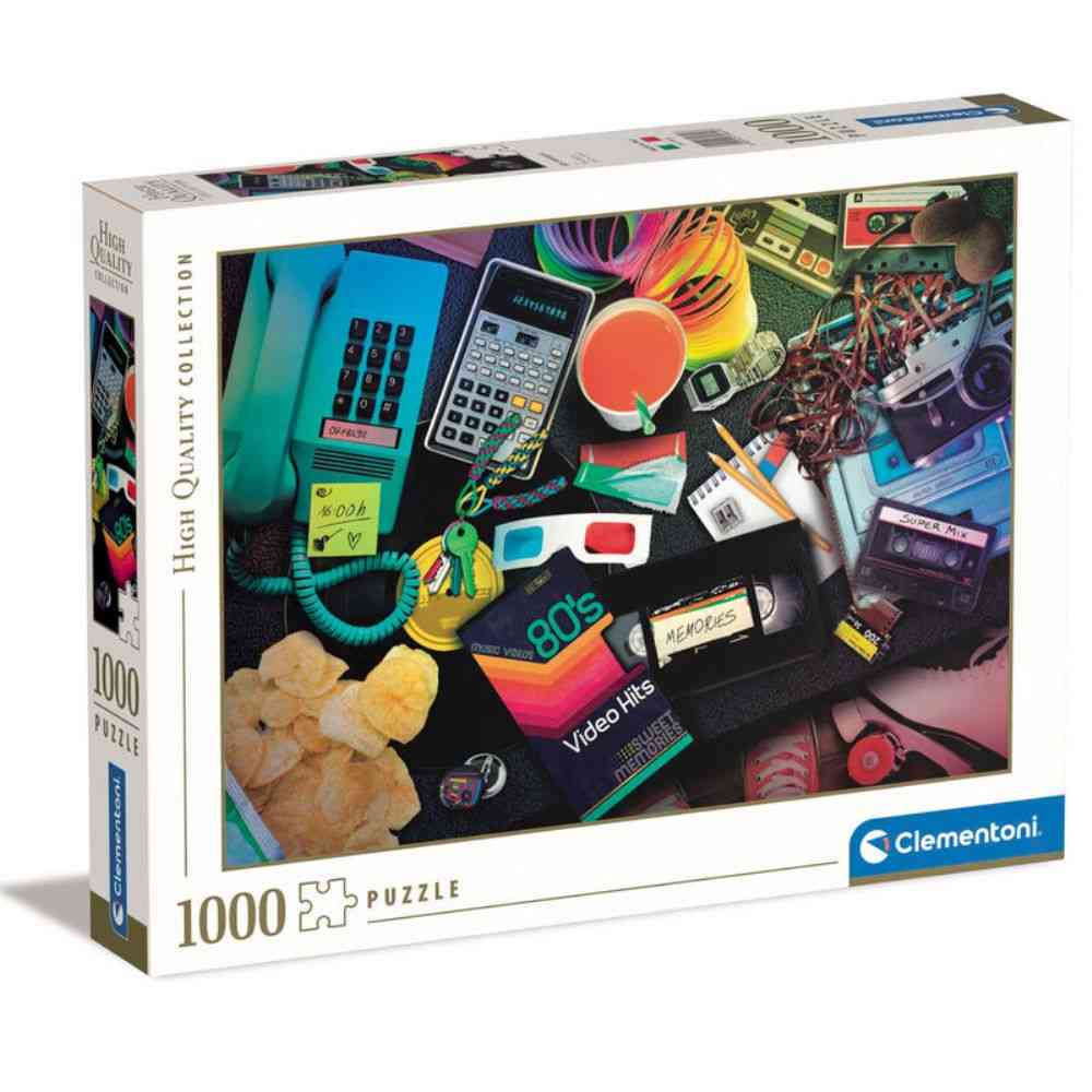 CLEMENTONI PUZZLE 1000 80S NOSTALGIA
