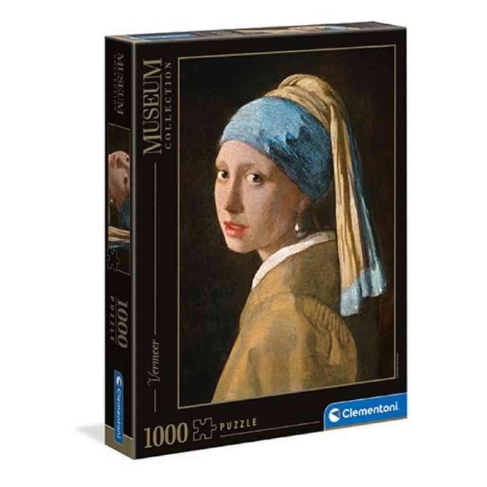CLEMENTONI PUZZLE 1000 MUSEUM DJEVOJKA S BISERIMA 