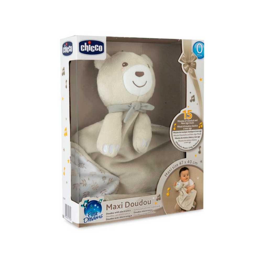 CHICCO PLISANA IGRACKA POPLUN MEDVJEDIC, NEUTRAL, 0M+ 