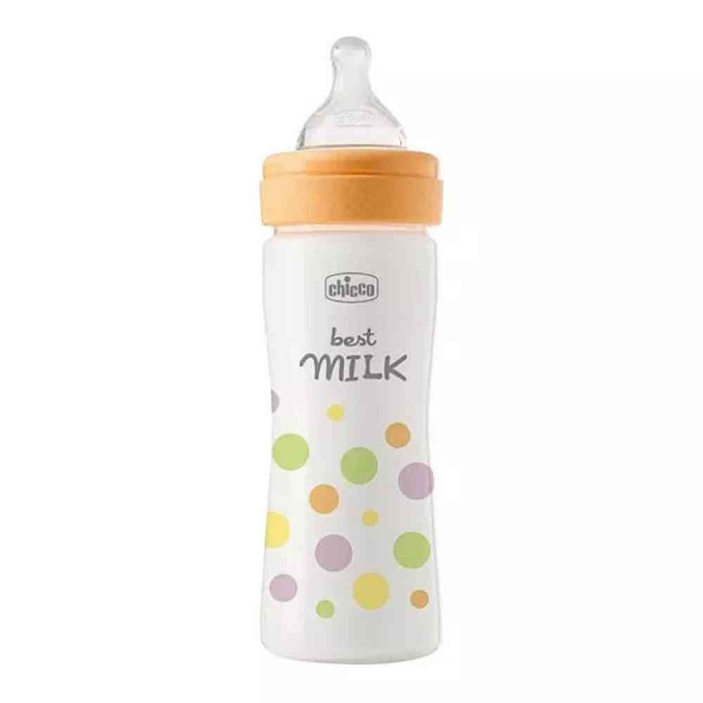 CHICCO STAKLENA BOCICA PERFECT EASY ,ANTI-COLIC, 250 ML, SPORI PROTOK, 2M+, UNIV 
