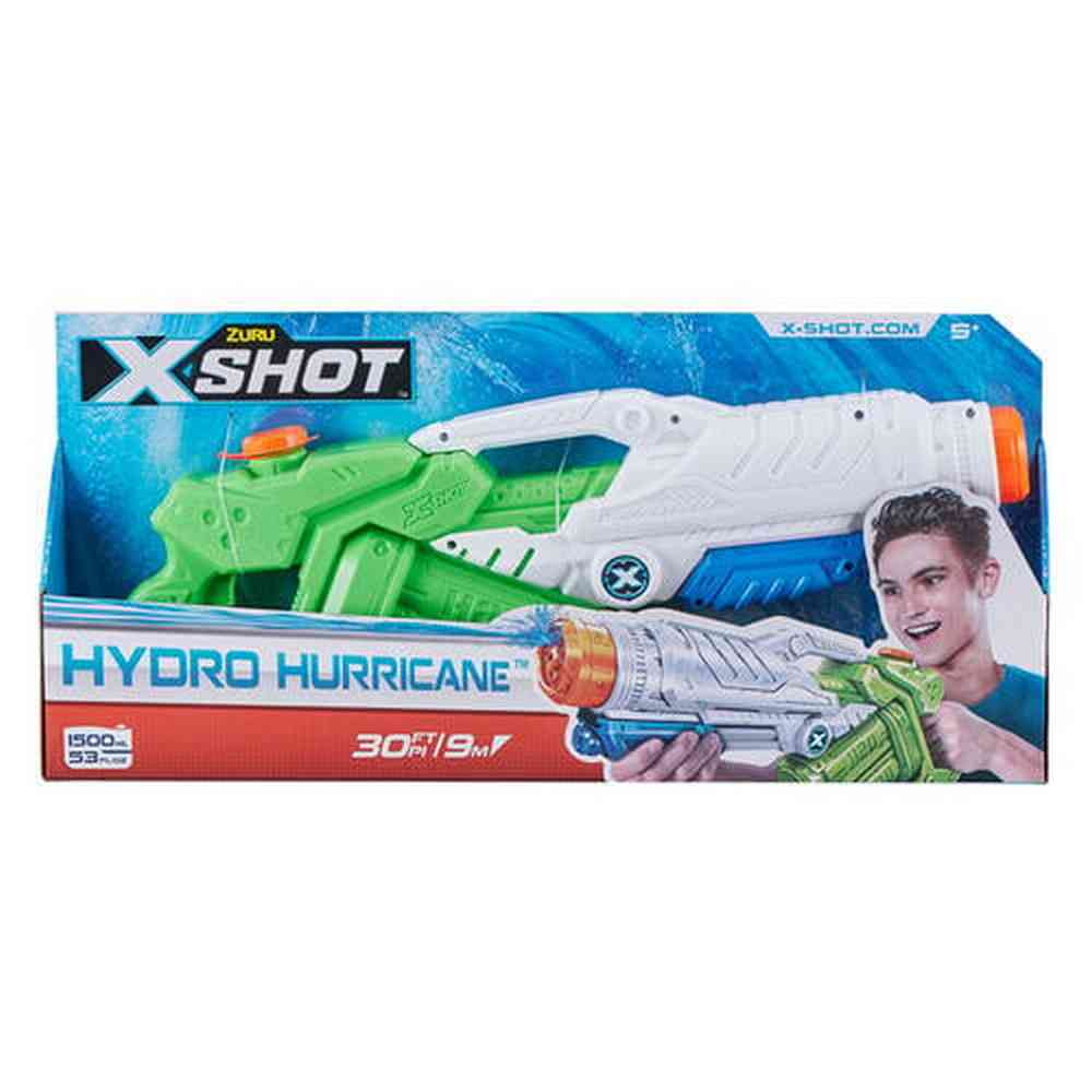 19015 XSHOT WATER-WATER WARFARE-WATER BLASTER-Hydro Hurricane,Bulk 
