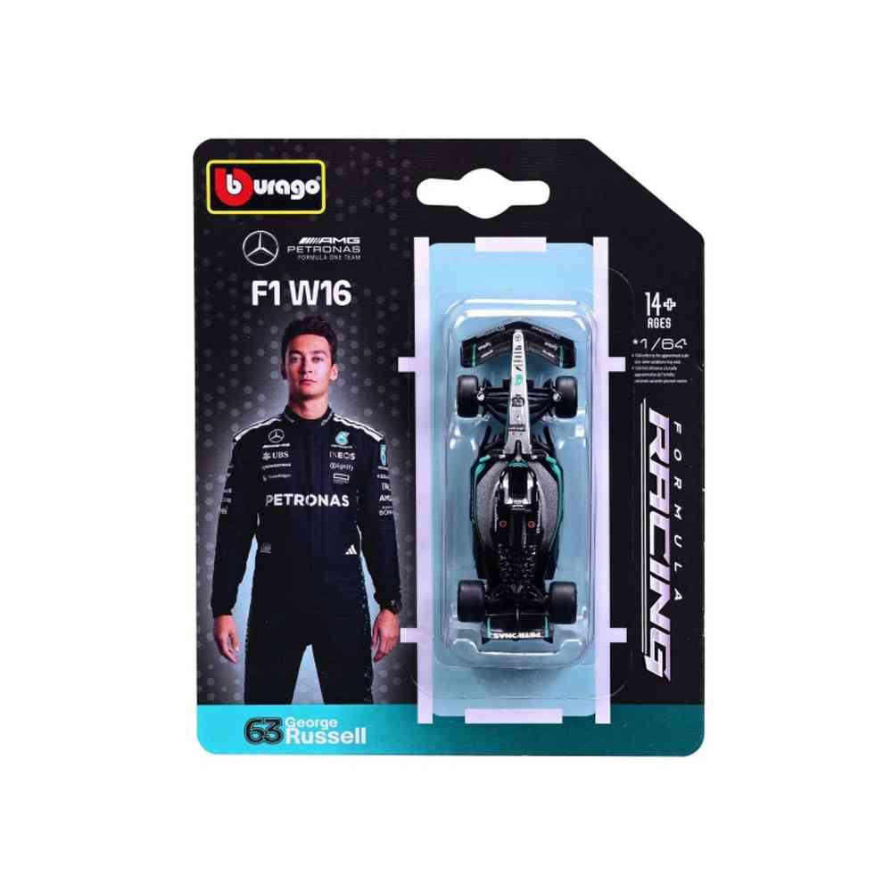 1/64 FORMULA MERCEDES-AMG PETRONAS F1 W16 TEAM (2025) 