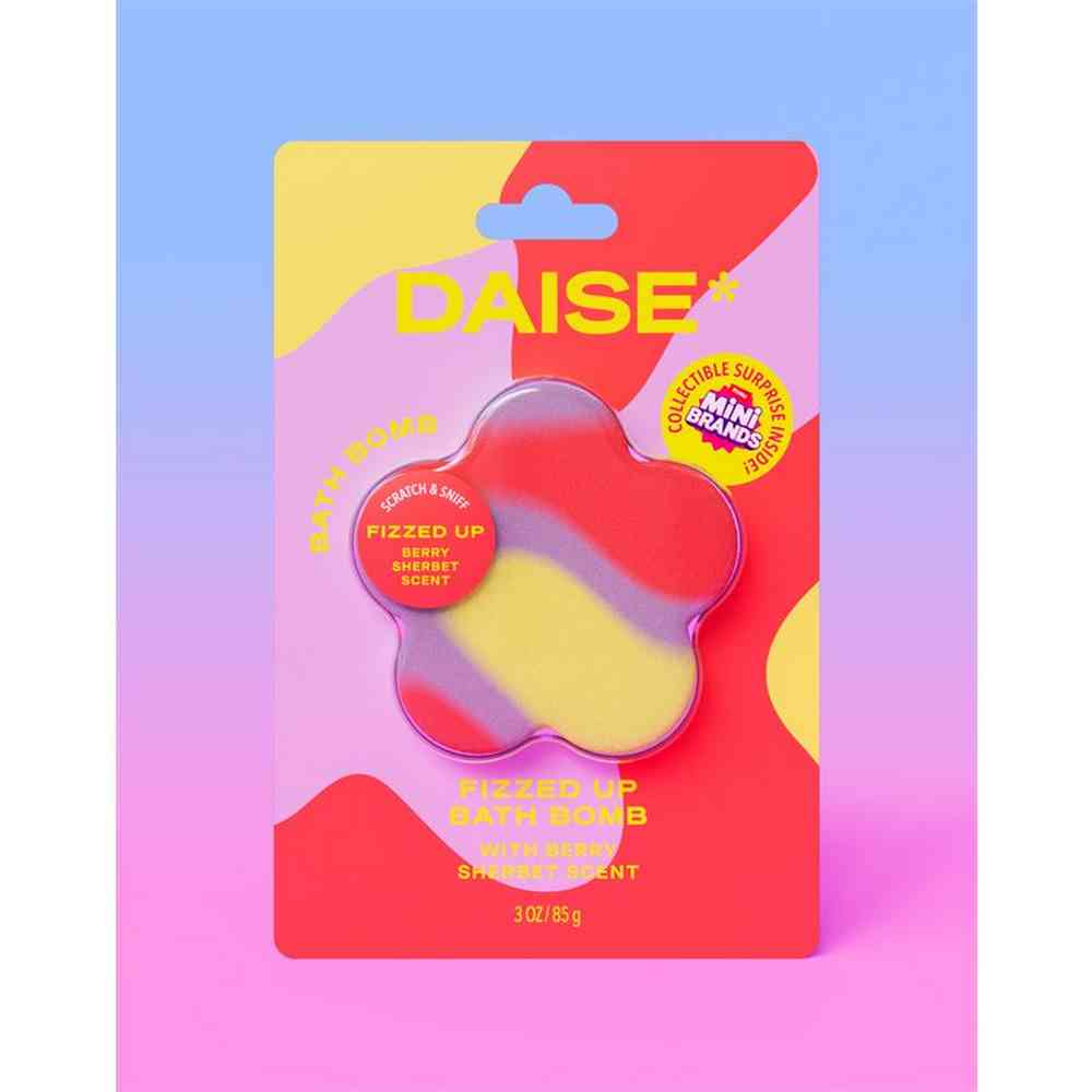 DSE: DAISE FIZZED UP BATH BOMB - BERRY SHERBERT SCENT 3oz 