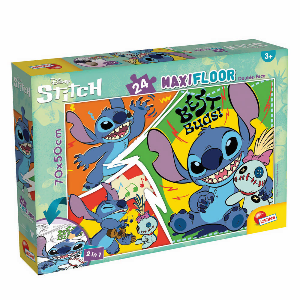 LIS: DISNEY PUZZLE DF MAXI FLOOR 24 LILO & STITCH 
