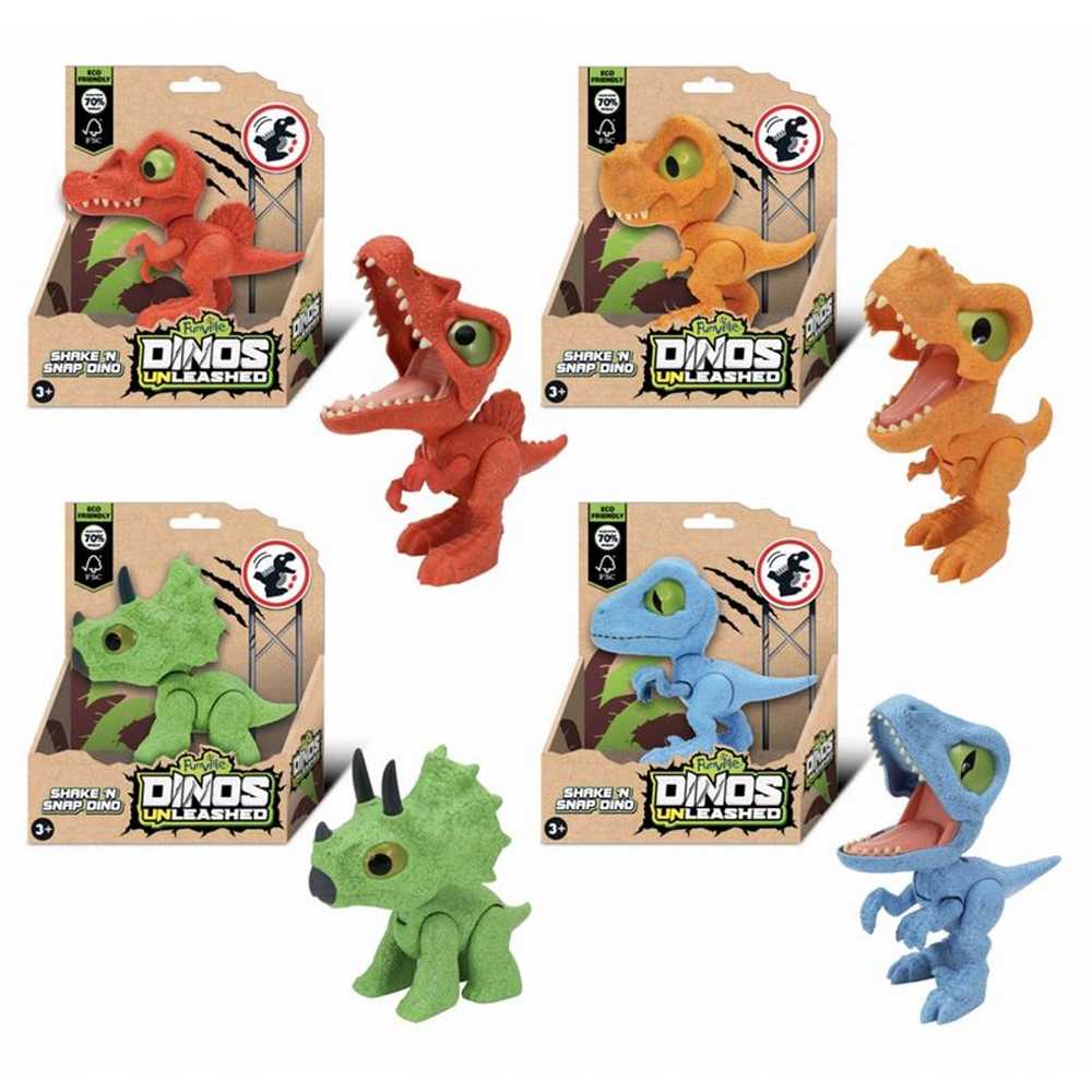 DINO: DINOS UNLEASHED - ECO SNAPPING DINOS SORT