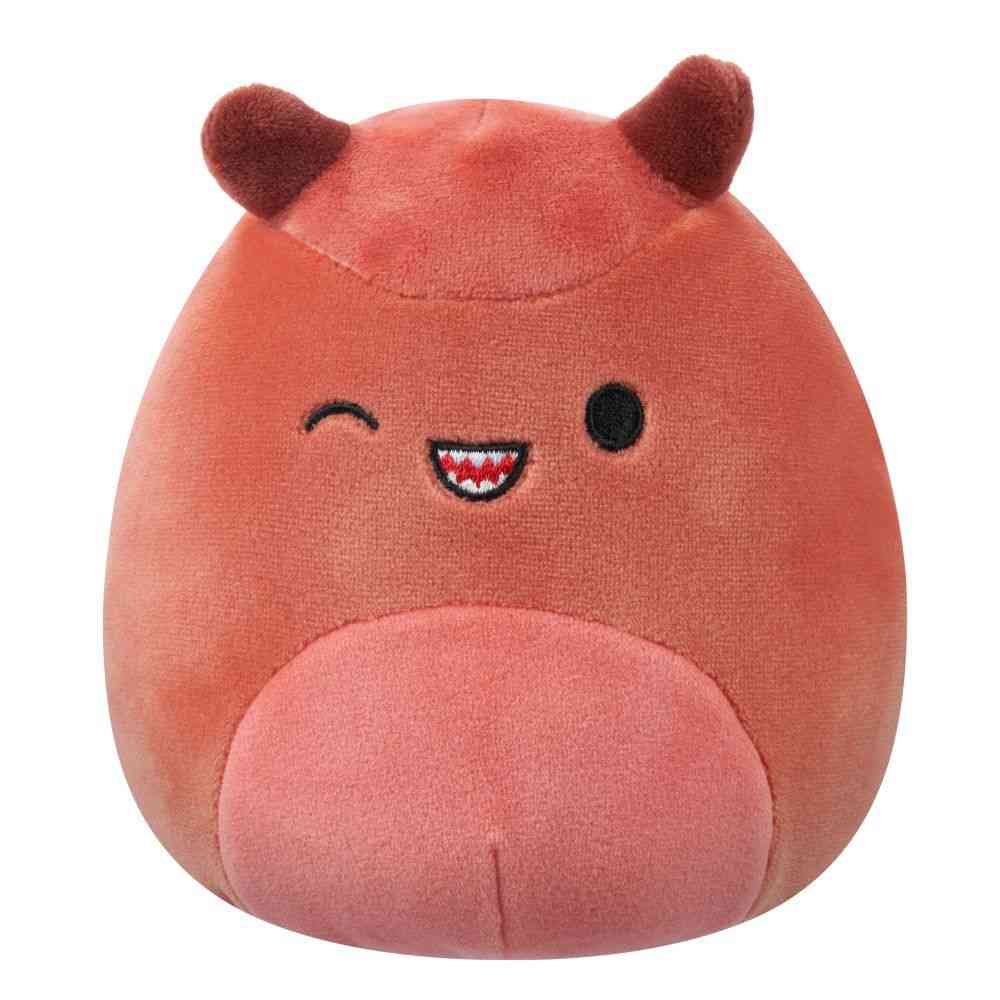 SQU:SQUISHMALLOWS 12 CM - ARMANDO - CRVENI CARNOTAURUS S KVRGAVOM GLAVOM 