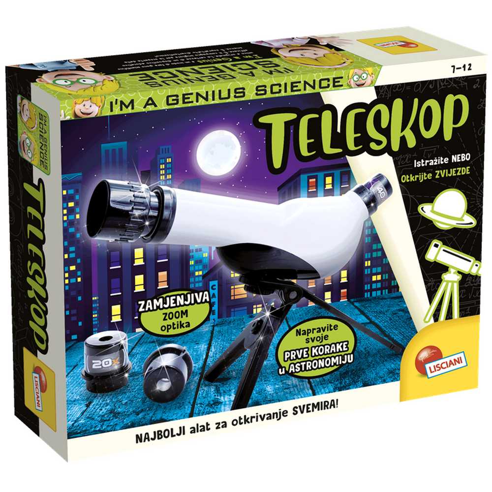 LISCIANI: EDUKATIVNI SET TELESKOP 