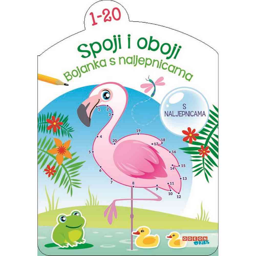 BOJANKA S NALJEPNICAMA SPOJI I OBOJI 1-4 