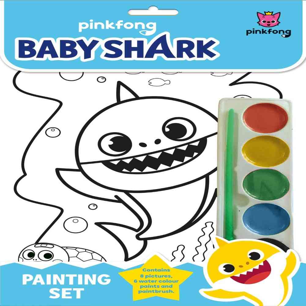 BABY SHARK SET ZA BOJANJE 