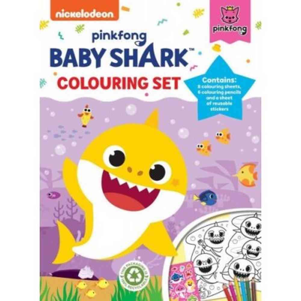 BABY SHARK SET ZA BOJANJE 