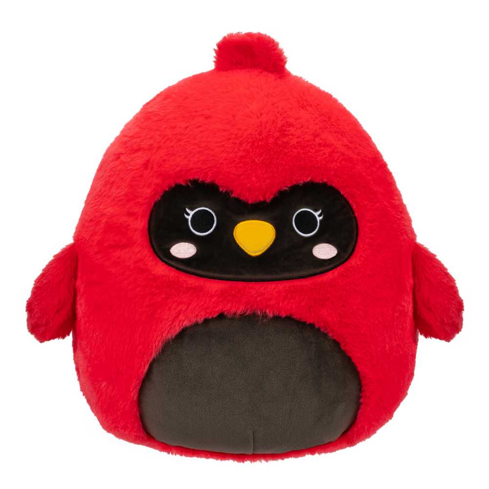 SQU: SQUISHMALLOWS FUZZAMALLOW 30CM - CRVENI KARDINAL CAZLAN