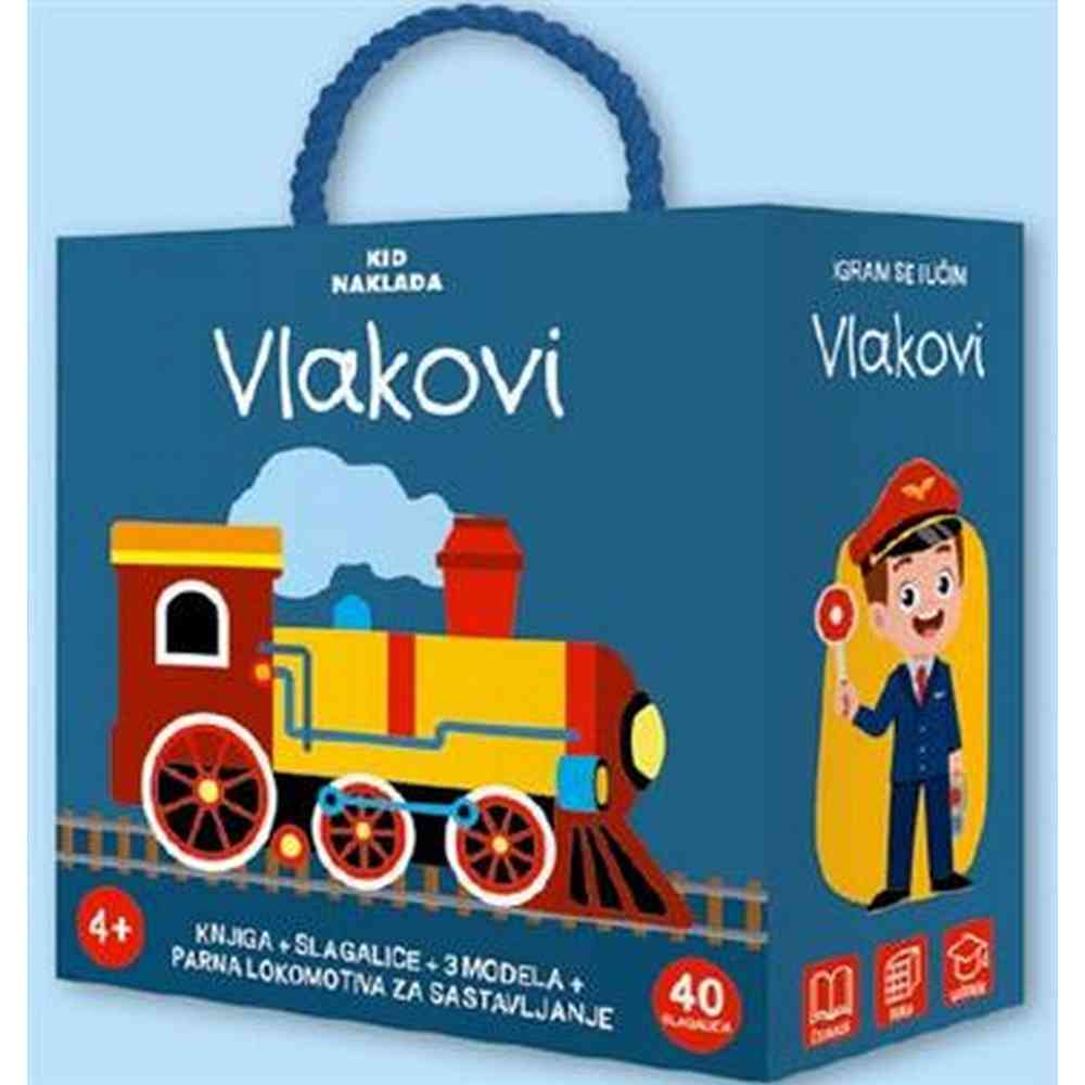 KNJIGA I SLAGALICA VLAKOVI 