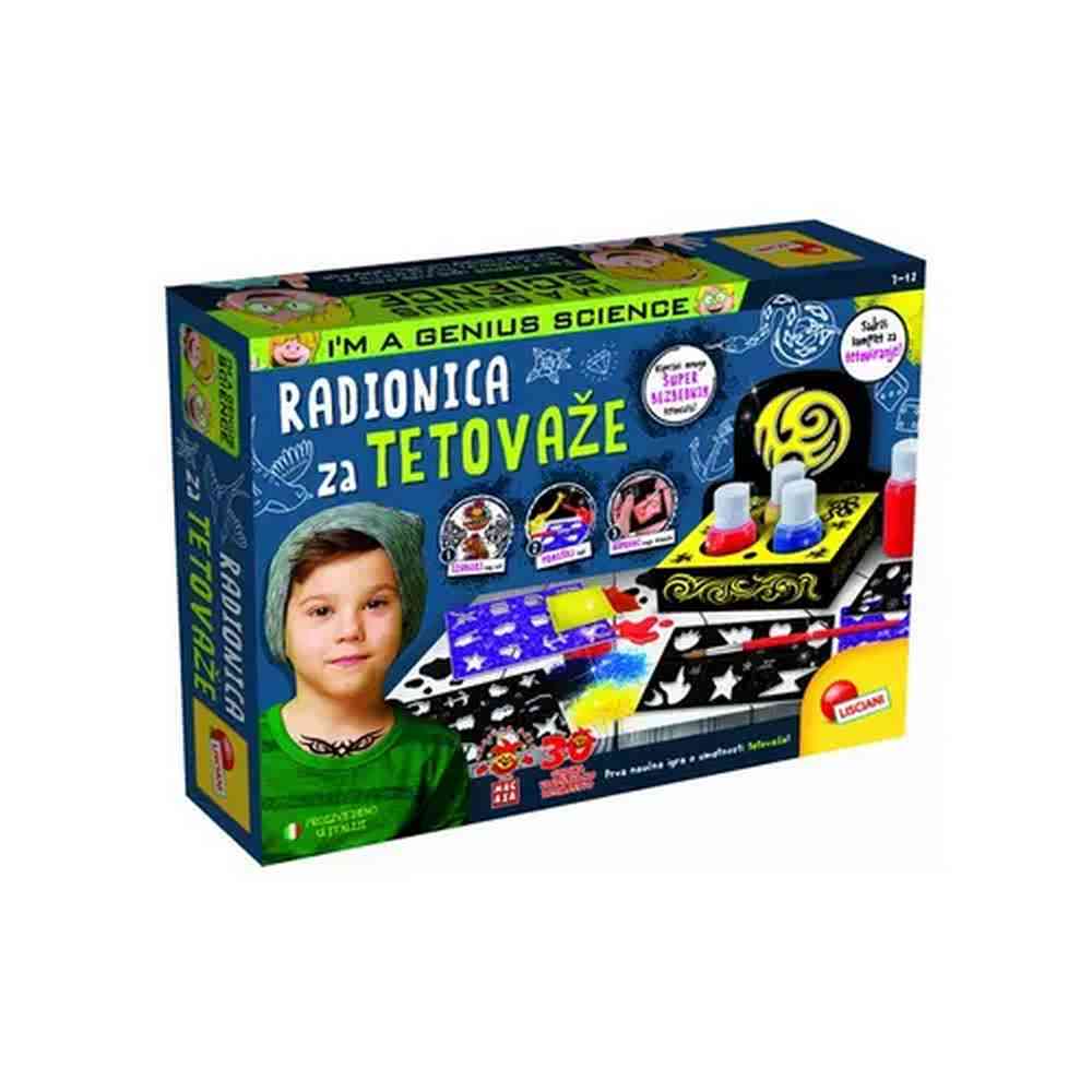 MALI GENIJE KREATIVNI SET RADIONICA ZA TETOVAZE 