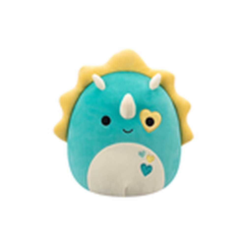 SQU: SQUISHMALLOWS 20 CM - BRAEDON - PLAVOZELENI TRICERATOPS SA SRCIMA