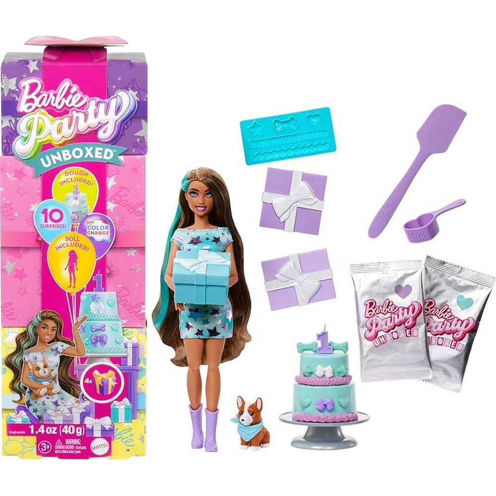 BARBIE LUTKA UNBOXED REVEAL_BRUNETTE 