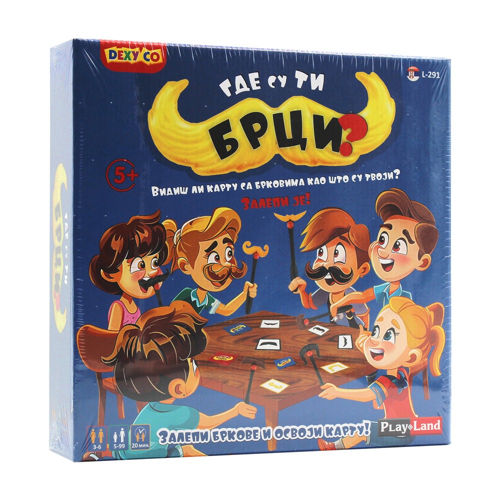 PL291 PLAY LAND WHERES YOUR MOUSTACHE 