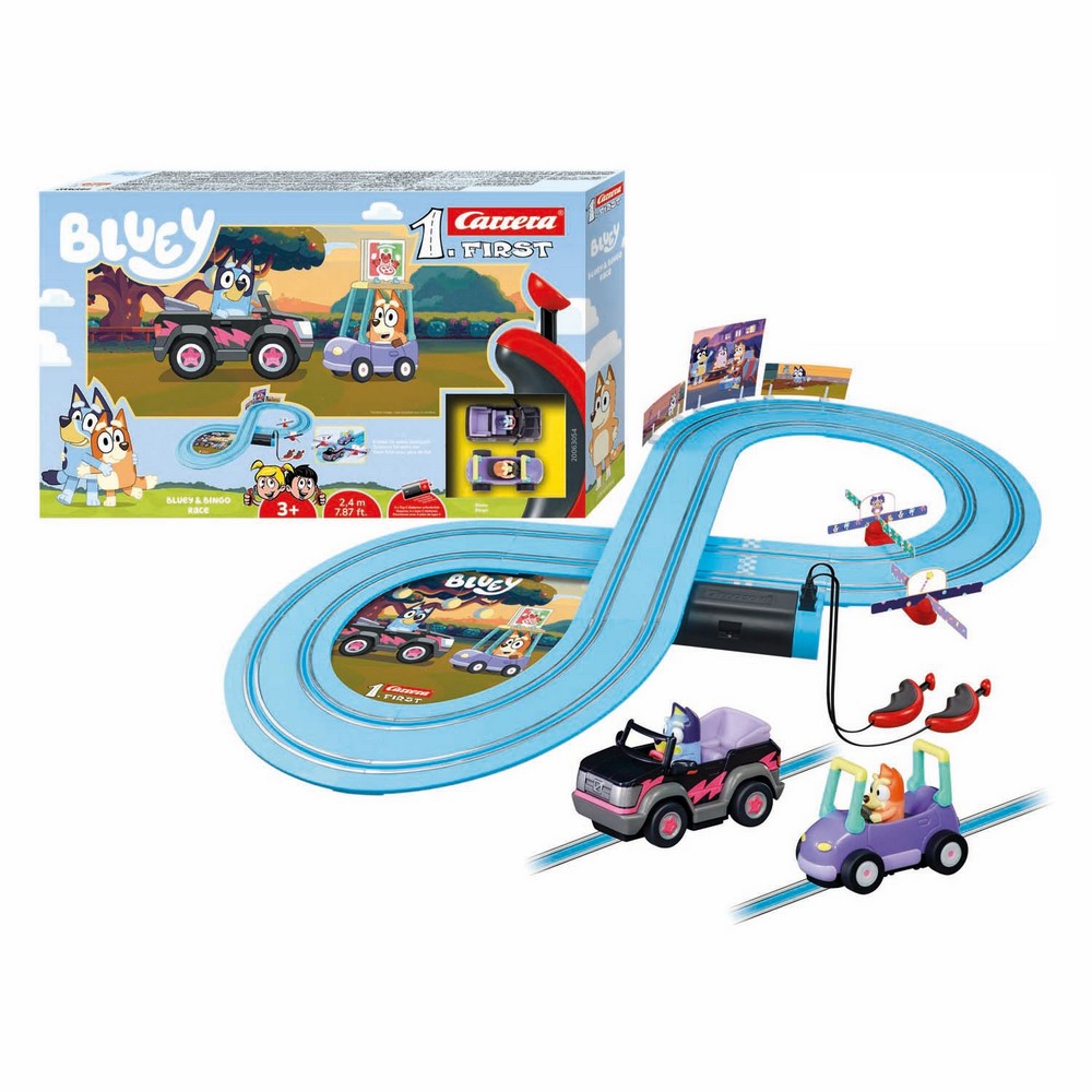RVC63054 CARRERA SET BLUEY AND BINGO SET 