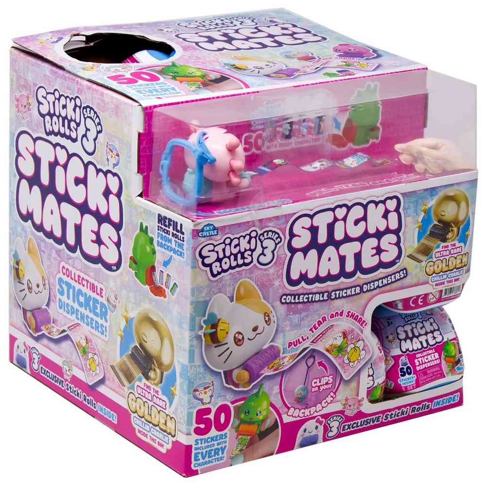 SCT8003 STICKI ROLLS STICKI MATES ASST 