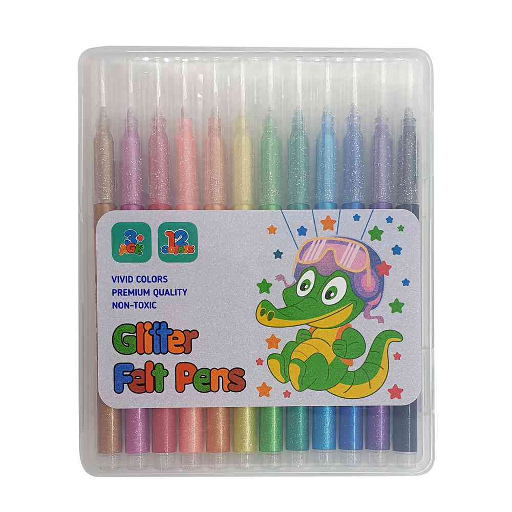 STR31563 START FLOMASTER GLITTER 12 KOM