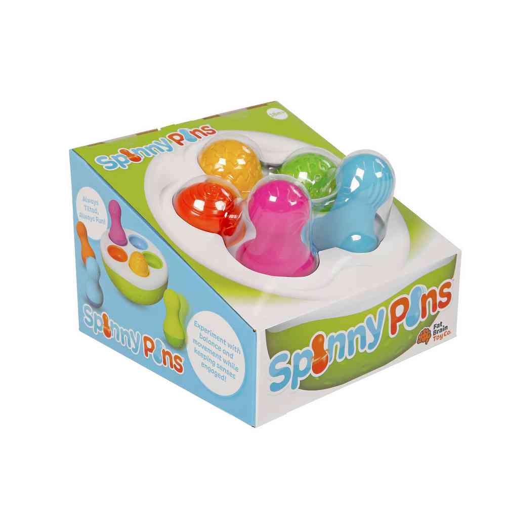 TOMY FAT BRAIN SPINNY PINS SENZORNI BEBI SET