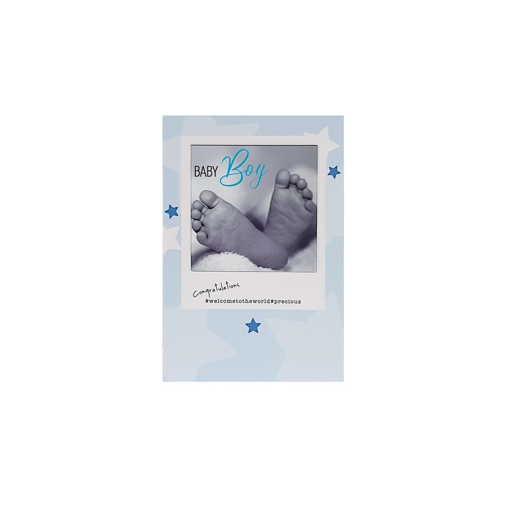 TMS19011 cESTITKA 3D HASHTAG BABY FEET - BOY
