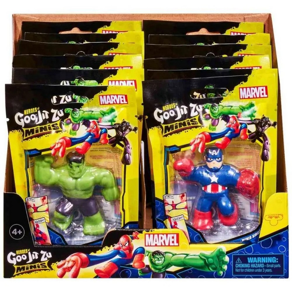 TO43191 GOO JIT ZU HERO MARVEL MINI  SLIMLINE ASST 