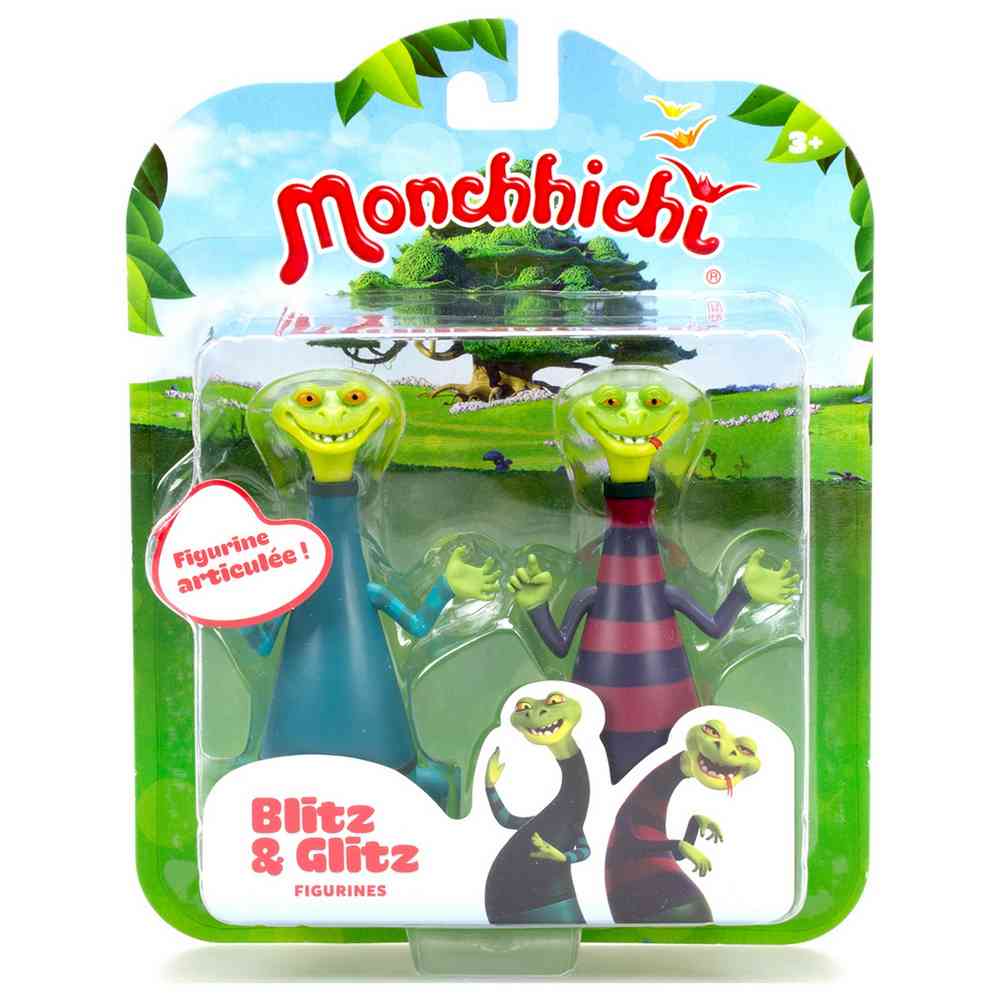 MONCHHICHI: BLITZ&GLITZ FIGURINE - 2 FIGURE PACK 