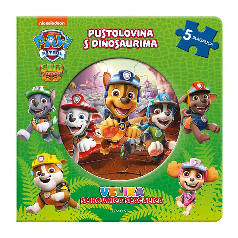 PAW PATROL - PUSTOVINA S DINOSAURIMA - VELIKA SLIKOVNICA SLAGALICA 