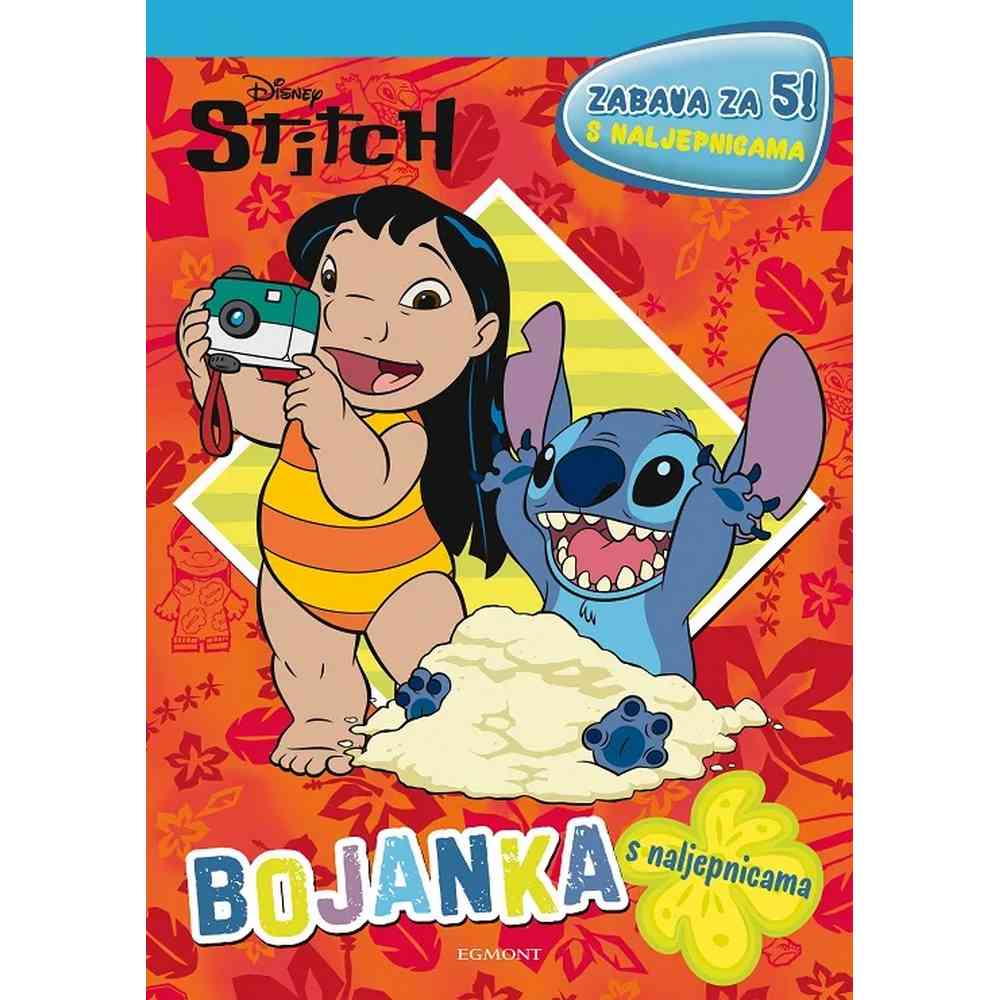 STITCH - ZABAVA ZA 5! S NALJEPNICAMA - BOJANKA 