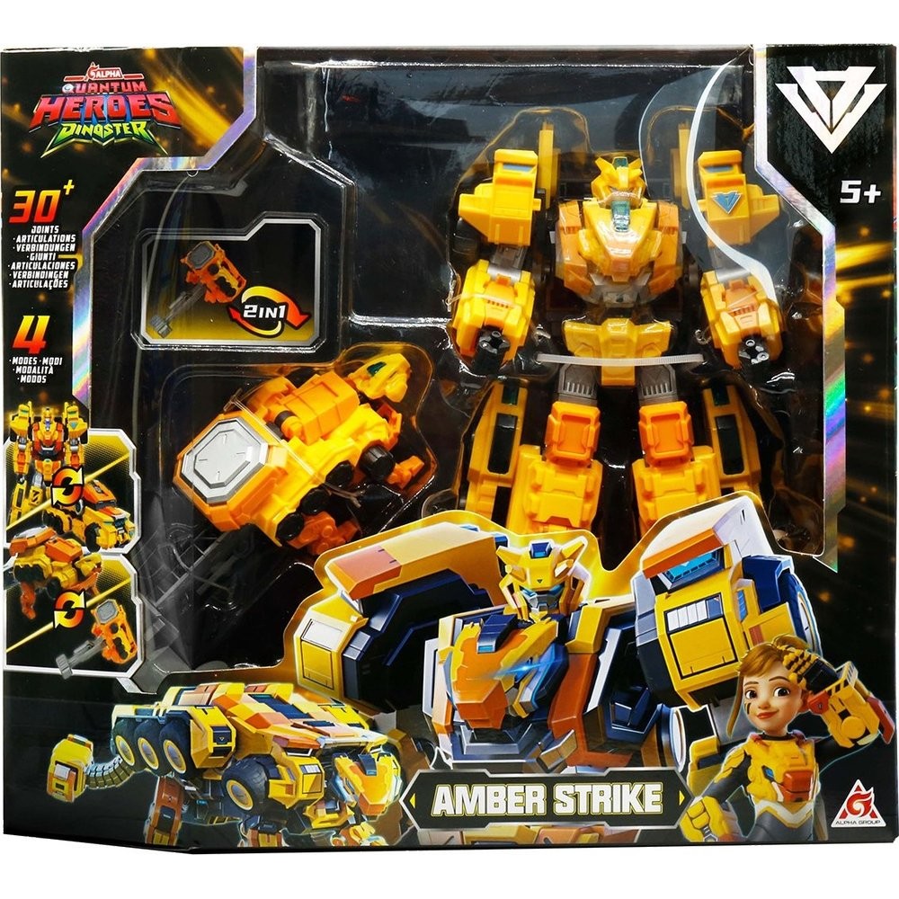 TWD583822 DINOSTER S2 - TRANSFORMABLE ROBOT - AMBER STRIKE 