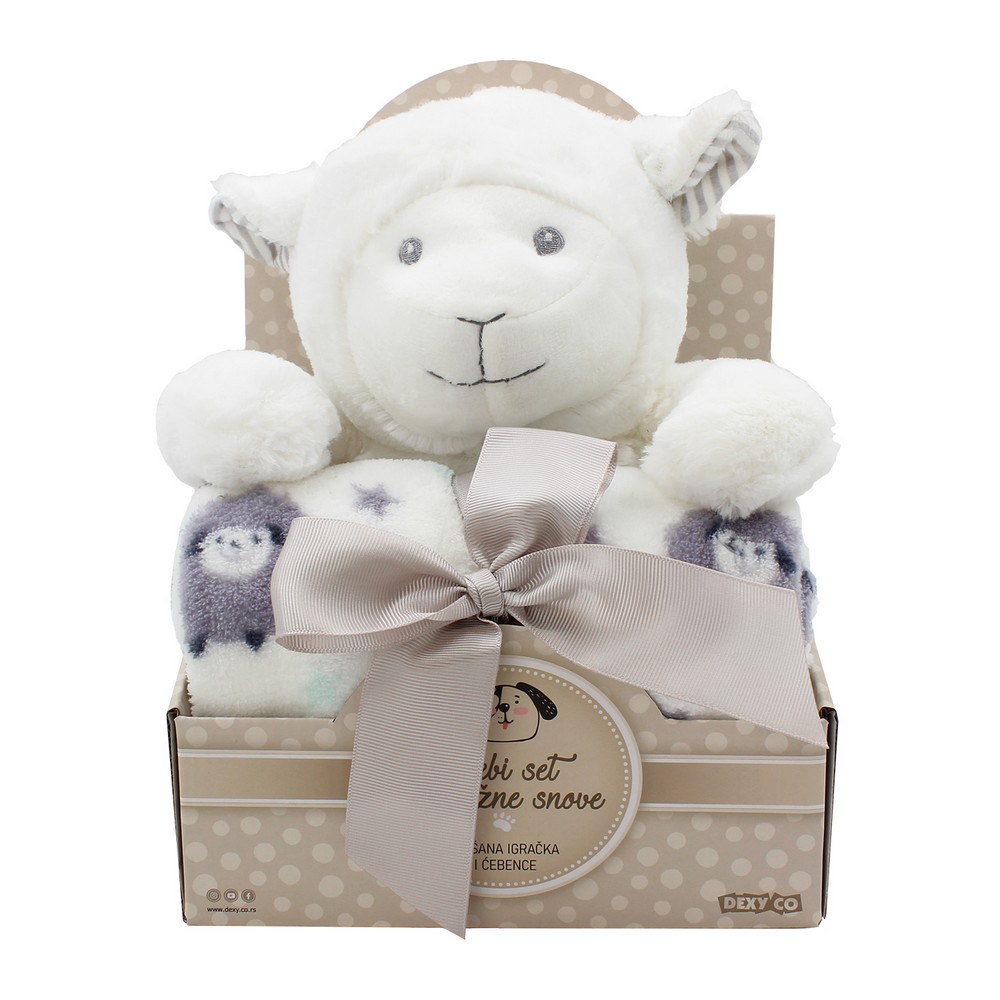YD533711 SWEET DREAMS SET ZA NJEŽNE SNOVE IGRAČKA OVCA BIJELA
