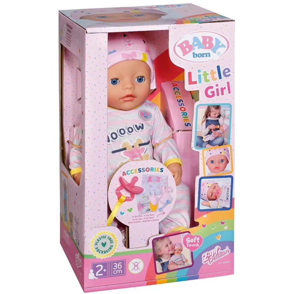 BABY BORN LITTLE GIRL 36 CM