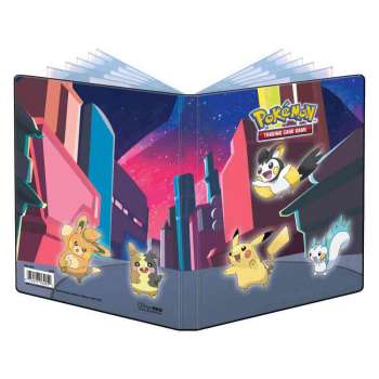 ULTRA PRO - SHIMMERING SKYLINE FEATURING PIKACHU 4-POCKET PORTFOLIO FOR POKEMON 