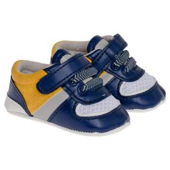 POLLINO NEHODAJUCE PATIKA NAVY AND YELLOW 