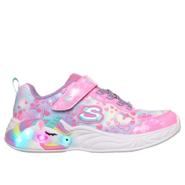 SKECHERS PATIKE S LIGHTS-UNICORN DREAMS-HEAR 
